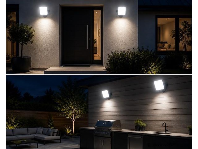 10 x led frameless floodlight 50w – 6400k koud wit – ip66 – pegasus-50 - afbeelding 3 van  5