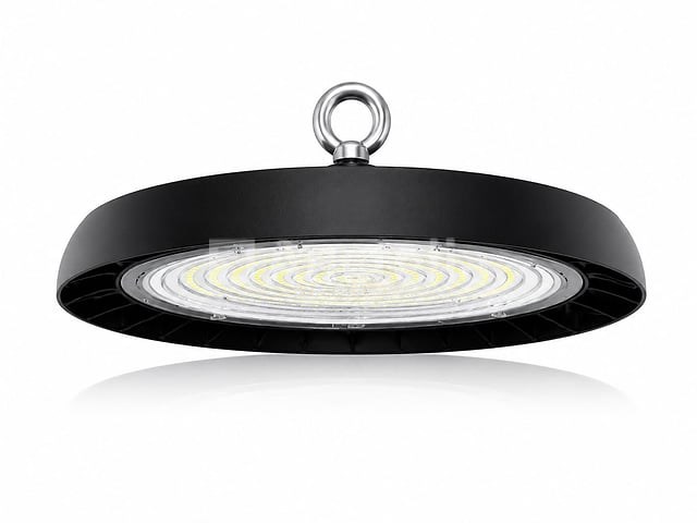 10 x led highbay ufo – 100w – 6400k koud wit – ip65 – agora-100 - afbeelding 1 van  5