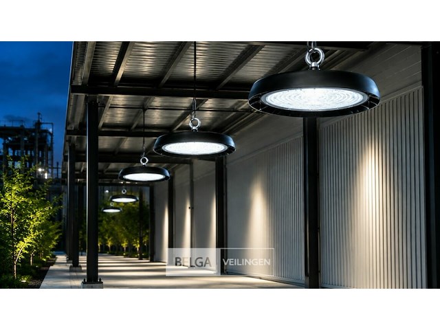 10 x led highbay ufo – 100w – 6400k koud wit – ip65 – agora-100 - afbeelding 4 van  6
