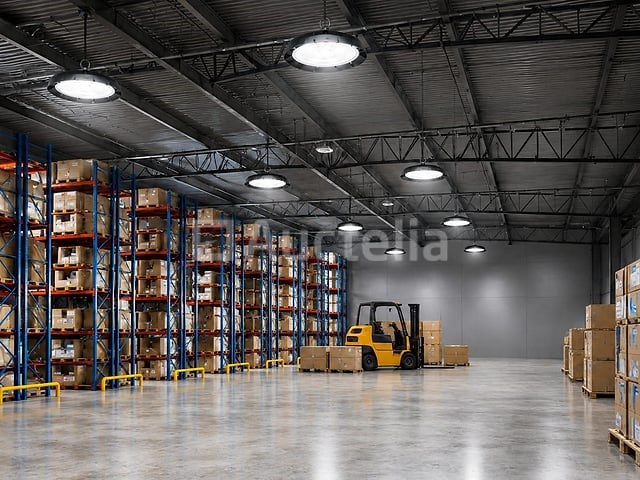 10 x led highbay ufo – 150w – 6400k koud wit – ip65 – agora-150 - afbeelding 1 van  5