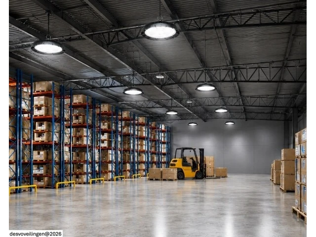 10 x led highbay ufo – 150w – 6400k koud wit – ip65 – agora-150 - afbeelding 2 van  6