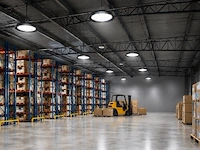 10 x led highbay ufo – 150w – 6400k koud wit – ip65 – agora-150 - afbeelding 2 van  6