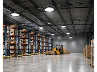 10 x led highbay ufo – 150w – 6400k koud wit – ip65 – agora-150 - afbeelding 1 van  5