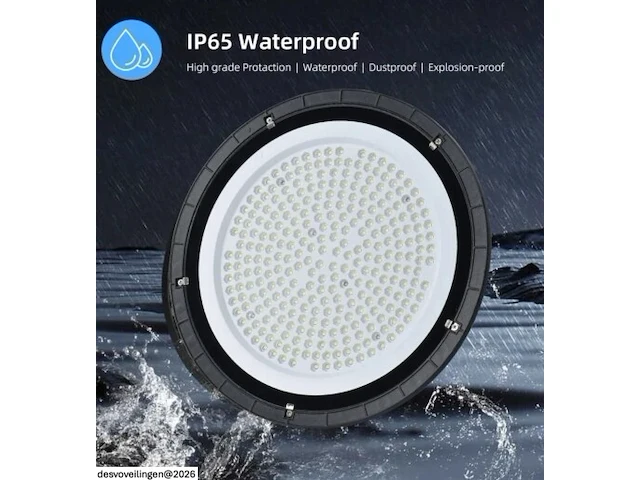 10 x led highbay ufo – 180w – 6500k koud wit – ip65 – agree-180 - afbeelding 2 van  6