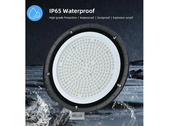 10 x led highbay ufo – 180w – 6500k koud wit – ip65 – agree-180 - afbeelding 2 van  6