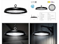 10 x led highbay ufo – 200w – 6400k koud wit – ip65 – agora-200 - afbeelding 5 van  5