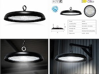 10 x led highbay ufo – 200w – 6400k koud wit – ip65 – agora-200 - afbeelding 5 van  5