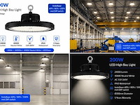 10 x led highbay ufo pro 200w – instelbaar 60% / 80% / 100% – 4000k – web-200 - afbeelding 5 van  5