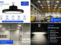 10 x led highbay ufo pro 200w – instelbaar 60% / 80% / 100% – 4000k – web-200 - afbeelding 6 van  6