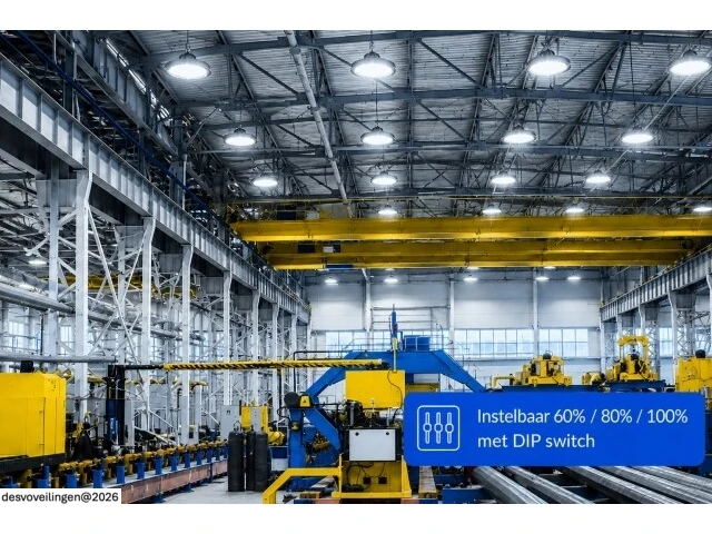 10 x led highbay ufo pro 200w – instelbaar 60% / 80% / 100% – 6500k – web-200 - afbeelding 3 van  7