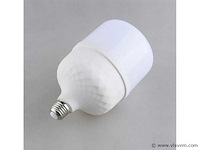 10 x led lamp – e27 – 48w – 6500k koud wit – ip20 - afbeelding 2 van  3