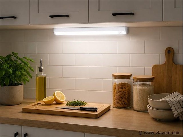 10 x led onderbouw lamp 10w – 6400k koud wit - wit – 90cm – ip20 – sigma-10 - afbeelding 2 van  5