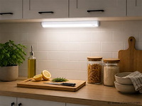 10 x led onderbouw lamp 10w – 6400k koud wit - wit – 90cm – ip20 – sigma-10 - afbeelding 2 van  5