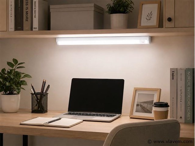 10 x led onderbouw lamp 10w – 6400k koud wit - wit – 90cm – ip20 – sigma-10 - afbeelding 3 van  5