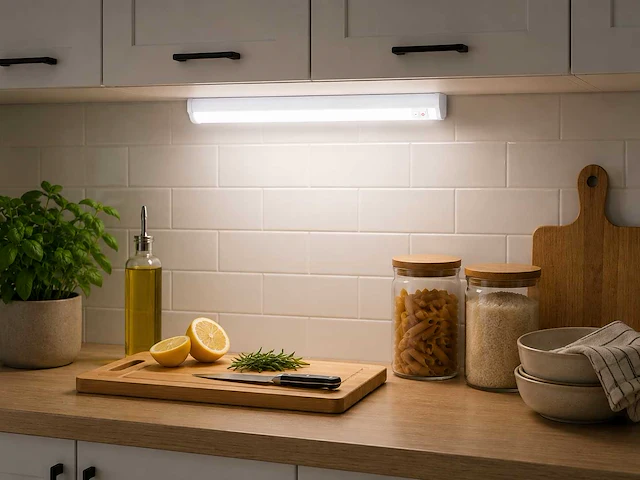 10 x led onderbouw lamp 10w – 6400k koud wit - wit – 90cm – ip20 – sigma-10 - afbeelding 2 van  5
