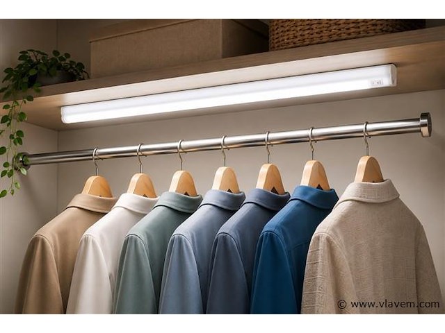 10 x led onderbouw lamp 14w – 6400k koud wit - wit – 120cm – ip20 – sigma-14 - afbeelding 2 van  5