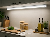 10 x led onderbouw lamp 14w – 6400k koud wit - wit – 120cm – ip20 – sigma-14 - afbeelding 4 van  6