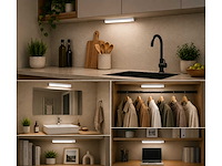 10 x led onderbouw lamp 4w – 6400k koud wit - wit – 30cm – ip20 – sigma-4 - afbeelding 3 van  5