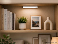10 x led onderbouw lamp 4w – 6400k koud wit - wit – 30cm – ip20 – sigma-4 - afbeelding 2 van  5