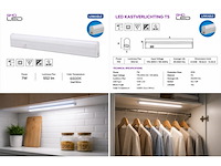 10 x led onderbouw lamp 7w – 6400k koud wit - wit – 60cm – ip20 – sigma-7 - afbeelding 2 van  5