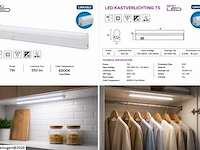 10 x led onderbouw lamp 7w – 6400k koud wit - wit – 60cm – ip20 – sigma-7 - afbeelding 6 van  6
