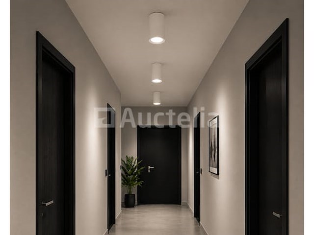 10 x led opbouw spot 5w – 4200k neutraal wit - wit – ip20 – sandra-5/xl - afbeelding 4 van  5