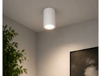 10 x led opbouw spot 5w – 4200k neutraal wit - wit – ip20 – sandra-5/xl