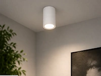 10 x led opbouw spot 5w – 4200k neutraal wit - wit – ip20 – sandra-5/xl - afbeelding 2 van  6