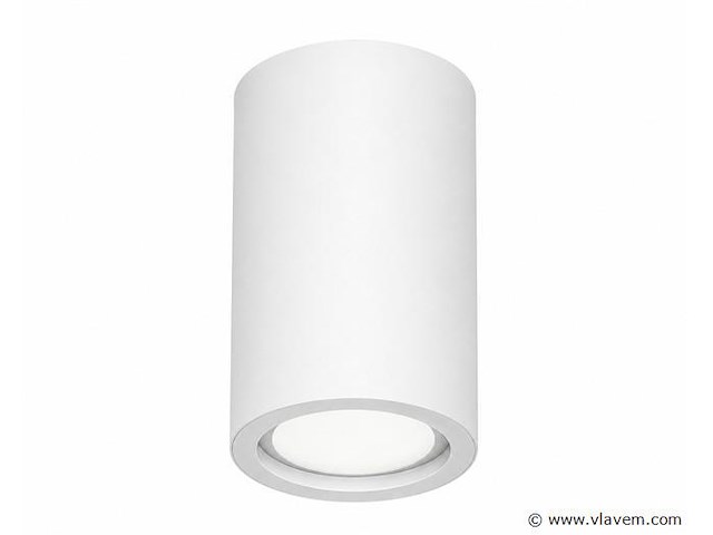 10 x led opbouw spot 5w – 4200k neutraal wit - wit – ip20 – sandra-5/xl - afbeelding 5 van  5