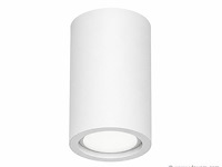 10 x led opbouw spot 5w – 4200k neutraal wit - wit – ip20 – sandra-5/xl - afbeelding 5 van  5