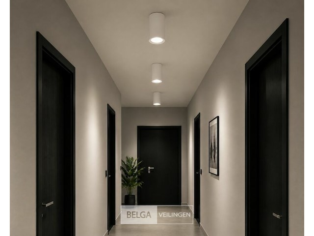 10 x led opbouw spot 5w – 4200k neutraal wit - wit – ip20 – sandra-5/xl - afbeelding 4 van  6