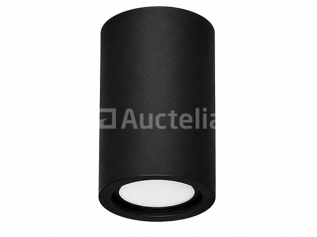 10 x led opbouw spot 5w – 4200k neutraal wit - zwart – ip20 – sandra-5/xl - afbeelding 1 van  5