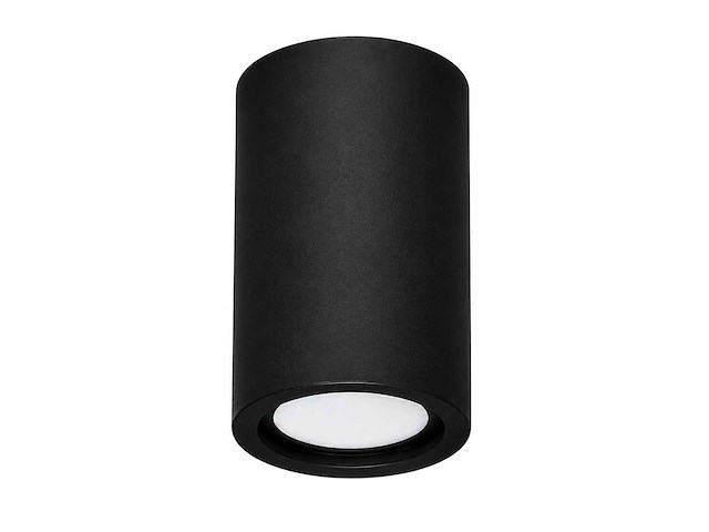 10 x led opbouw spot 5w – 4200k neutraal wit - zwart – ip20 – sandra-5/xl - afbeelding 2 van  3
