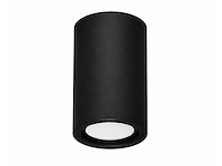 10 x led opbouw spot 5w – 4200k neutraal wit - zwart – ip20 – sandra-5/xl - afbeelding 2 van  3