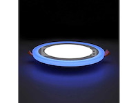 10 x led paneel – blauw / wit – 24w (18w + 6w) – aan/uit - afbeelding 4 van  5