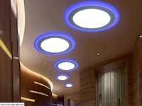 10 x led paneel – blauw / wit – 24w (18w + 6w) – aan/uit - afbeelding 6 van  6