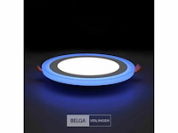 10 x led paneel – blauw / wit – 24w (18w + 6w) – aan/uit - afbeelding 1 van  6