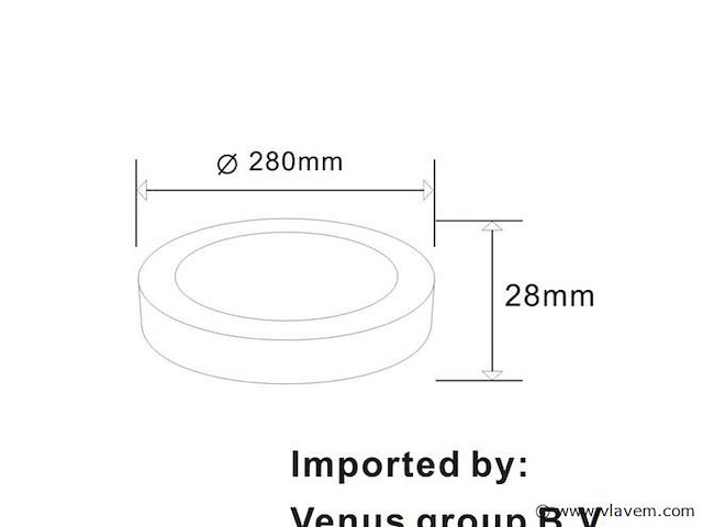 10 x led-paneel – opbouwmontage – 30w – 6500k – koud wit - afbeelding 3 van  4