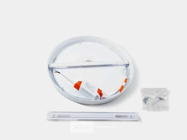 10 x led paneel – rond opbouw – 30w – 3000k warm wit – ip20 - afbeelding 5 van  6