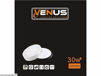 10 x led paneel – rond opbouw – 30w – 6500k koud wit – ip20 - afbeelding 5 van  5