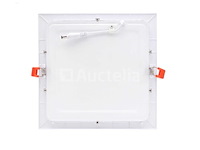 10 x led paneel – vierkant inbouw – 18w – 6500k koud wit – ip20 - afbeelding 1 van  4