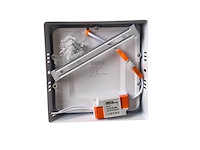 10 x led paneel – vierkant opbouw – 12w – 6500k koud wit – ip20 - afbeelding 2 van  4