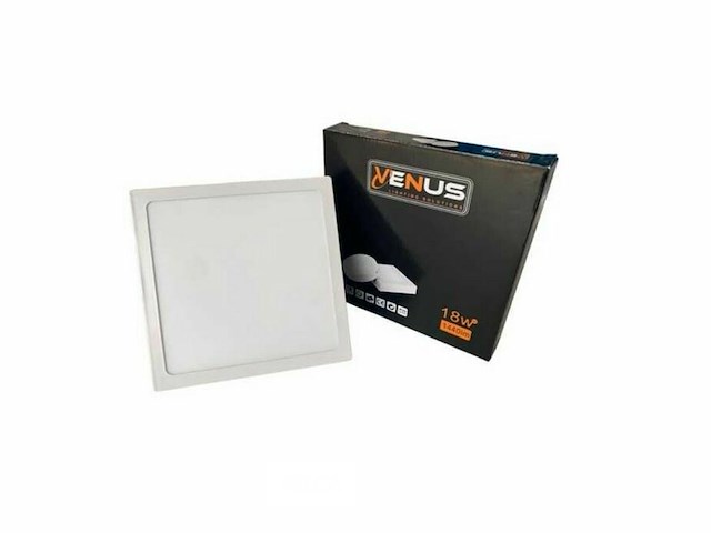 10 x led paneel – vierkant opbouw – 18w – 6500k koud wit – ip20 - afbeelding 3 van  5