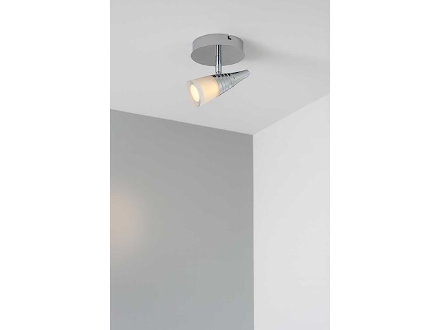 10 x led plafondspot 5w – 4000k neutraal wit – zilver – di02 - afbeelding 3 van  4