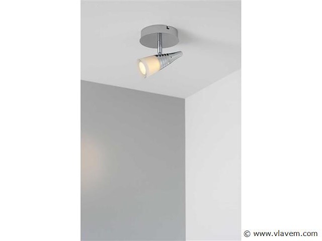 10 x led plafondspot 5w – 4000k neutraal wit – zilver – di02 - afbeelding 3 van  4
