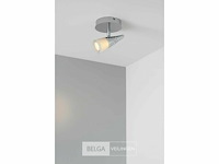 10 x led plafondspot 5w – 4000k neutraal wit – zilver – di02 - afbeelding 4 van  5