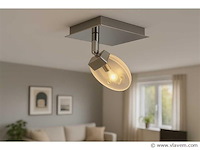 10 x led plafondspot 5w – 4000k neutraal wit – zilver – hl7161l - afbeelding 1 van  4