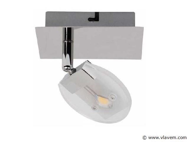 10 x led plafondspot 5w – 4000k neutraal wit – zilver – hl7161l - afbeelding 4 van  4