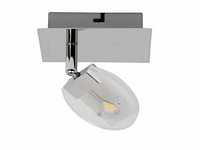 10 x led plafondspot 5w – 4000k neutraal wit – zilver – hl7161l - afbeelding 5 van  5