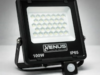 10 x led schijnwerper 100w – met sensor – 4000k naturaal wit – ip65 waterdicht - afbeelding 6 van  6